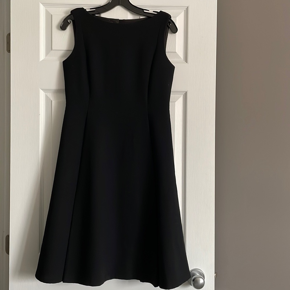 ❄️Lafayette 148 black midi dress